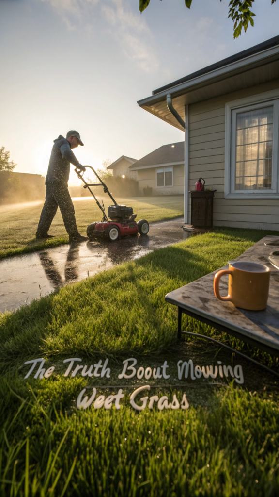 Can You Mow the Lawn When the Grass is Wet?